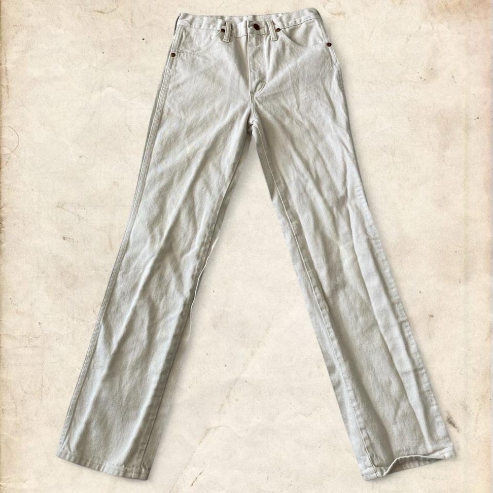 Wrangler Men's Light Gray Straight Jeans
